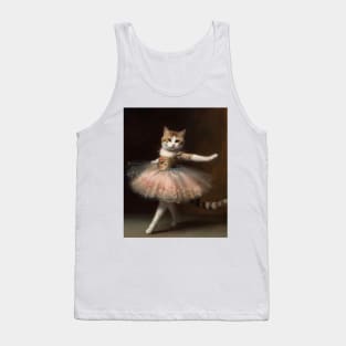 Ballet cat 3 Tank Top